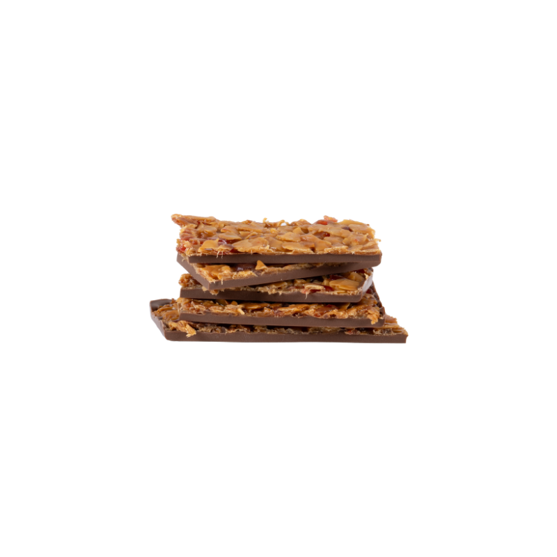 Huusschoggi Milch mit Florentiner