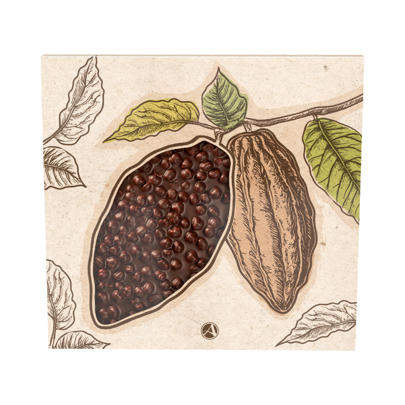 Gourmet-Tafel dunkel mit Haselnüssen