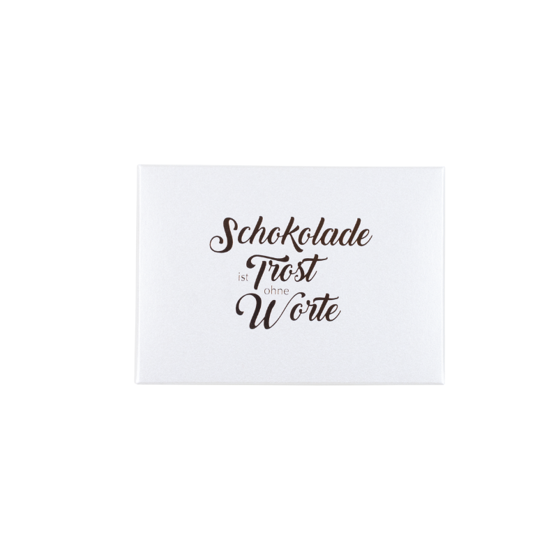 Schachtel "Schokolade ist Trost ohne Worte" (6 Stk.)