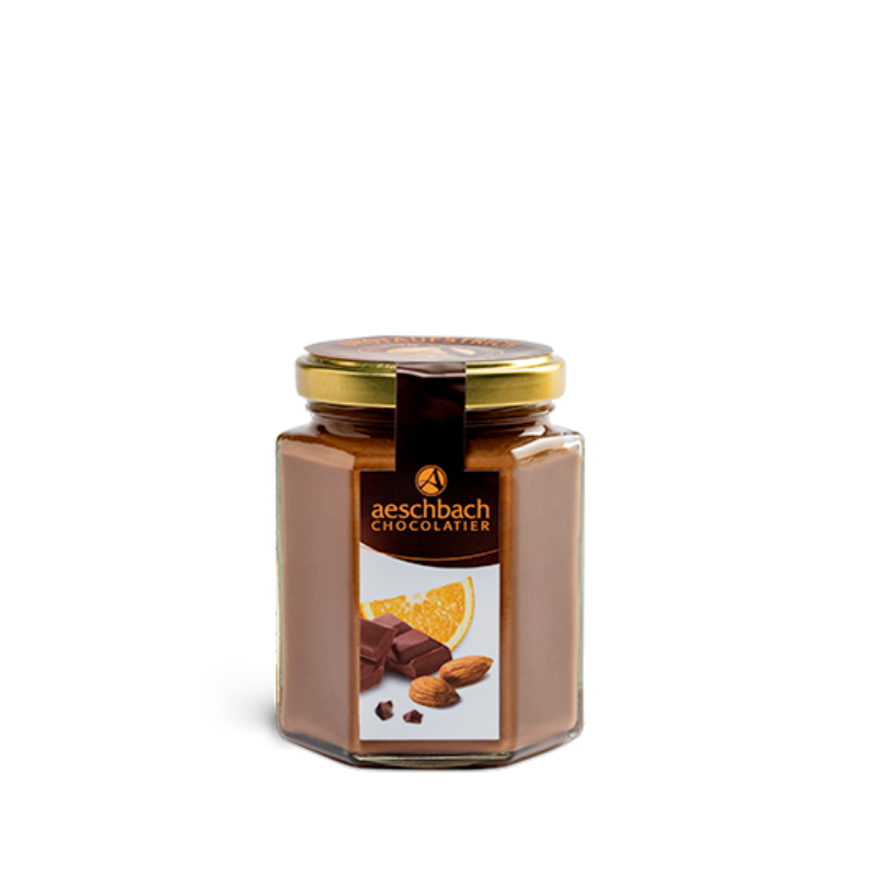 Brotaufstrich Milch mit Mandeln & Orange