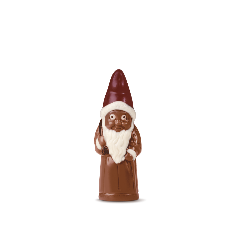 Samichlaus mit roter Kapuze Milch