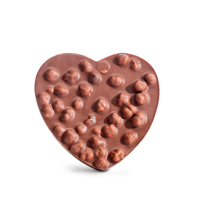 Herz Milch mit Haselnüssen (150g)