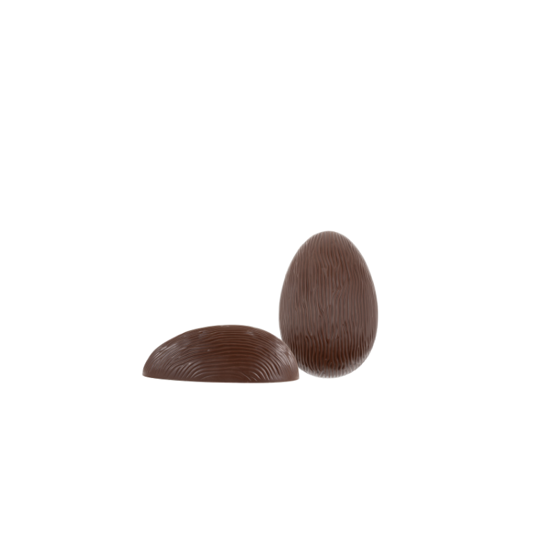 Halbe Eierschale dunkel (50g)